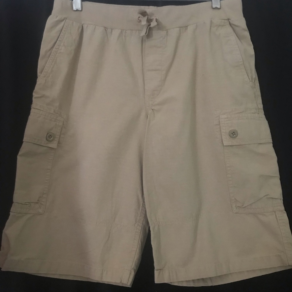 Boys Polo cotton pull on cargo shorts